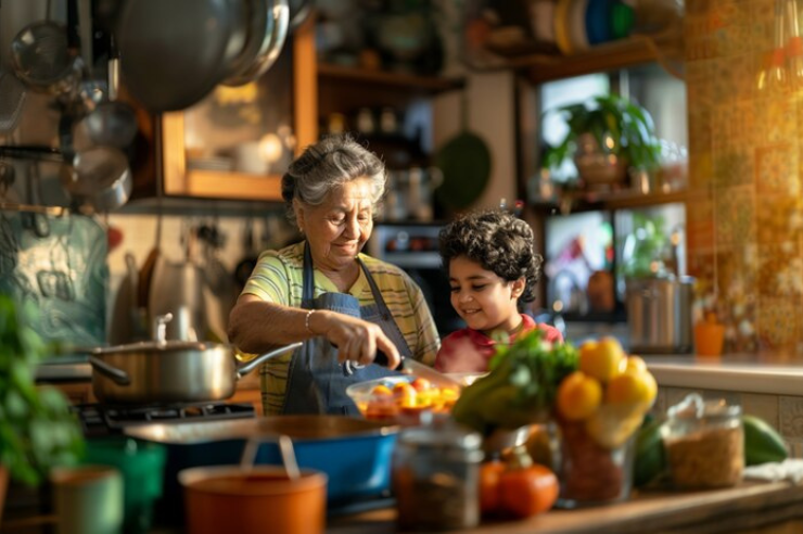 cooking with kids